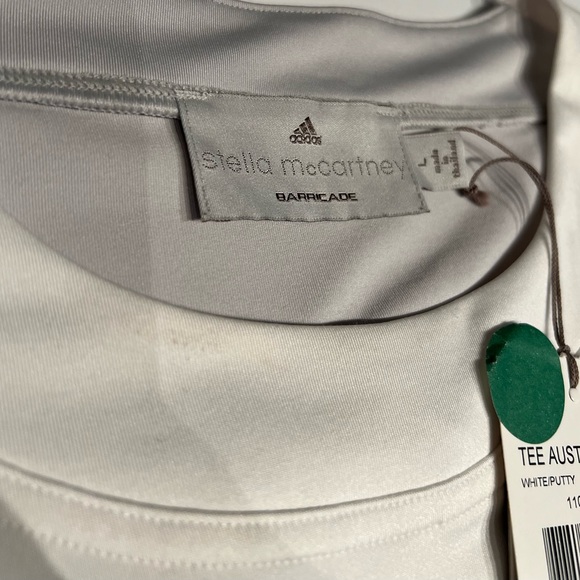 Stella McCartney- Adidas Barricade Australian Tee Activewear Cut Out on Back - Picture 9 of 11
